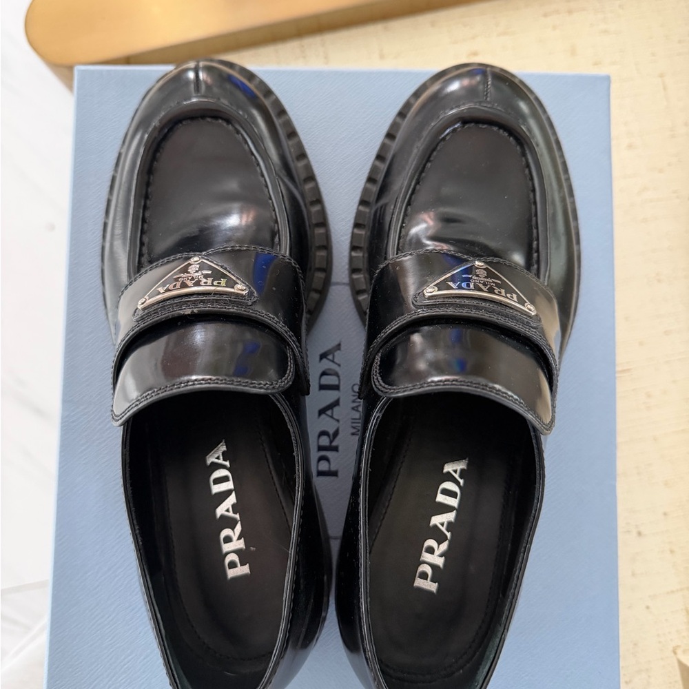 Women’s Prada Black Loafers